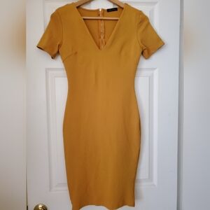 Women's Mustard Yellow Dress